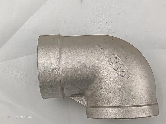 Iso d'argento adatto a 1 pollici 9001 di colore del gomito del tubo di acciaio inossidabile 304 certificato