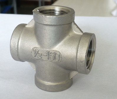 A 1 pollici dell'accessorio per tubi dell'incrocio dell'acciaio inossidabile di ASTM 316L su misura